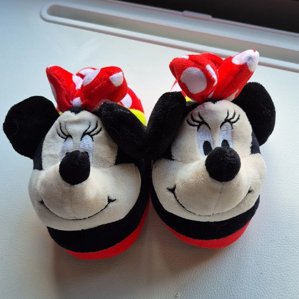 Toddler Girls Minnie Mouse Slippers